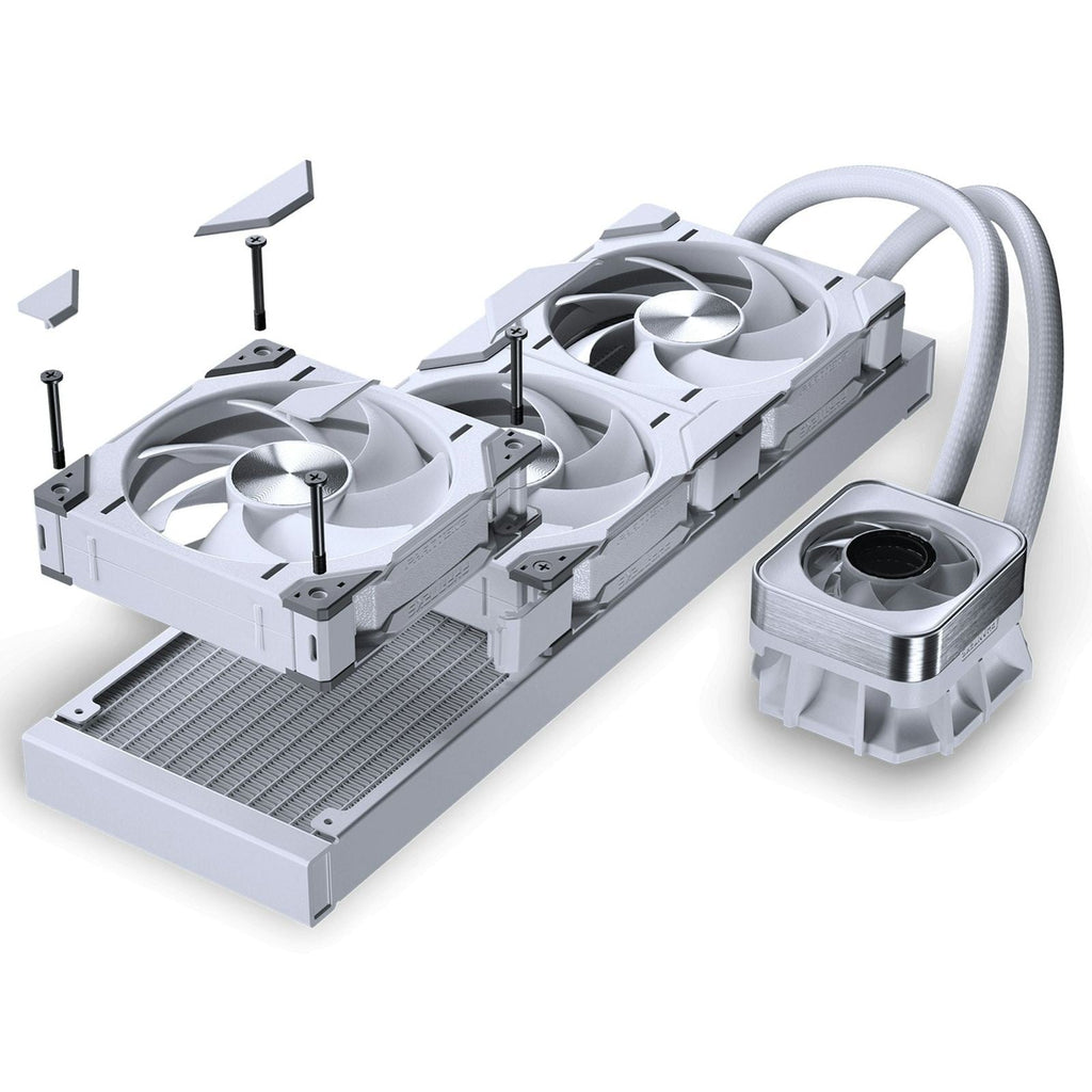 Phanteks Glacier One 360D30 X2 White DRGB 360mm AIO Liquid Cooler