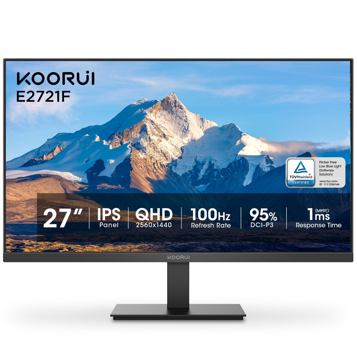 27" Koorui E2721F QHD 100Hz IPS Monitor