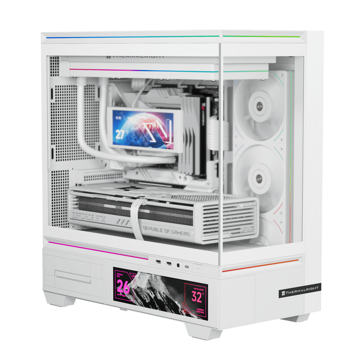 Thermalright TL-M10W Vision White Micro-ATX Case