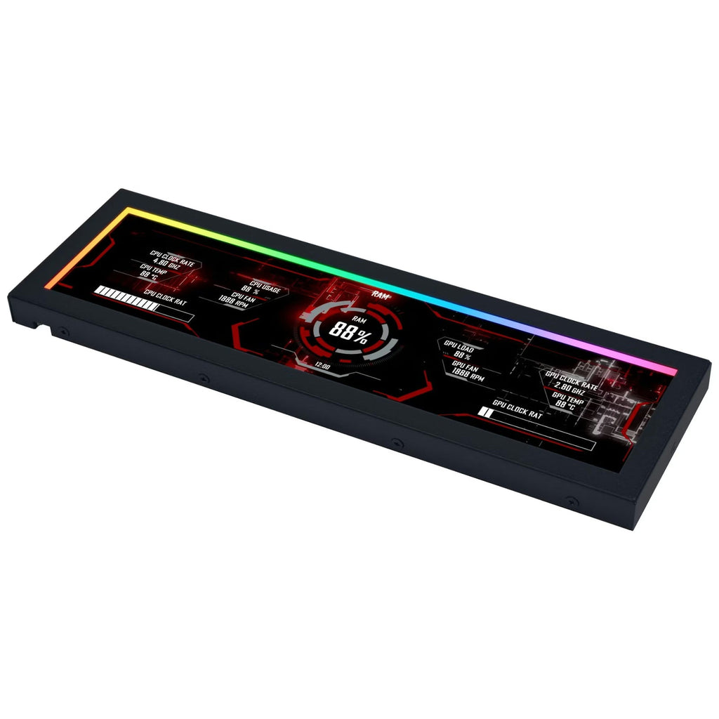 Lian Li 8.8" Screen with Universal Mount LCD Black Display