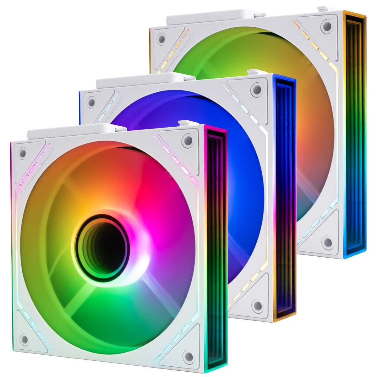 Thermalright TL-M12QRW-S X3 White A-RGB Reverse 120mm PWM Triple Pack