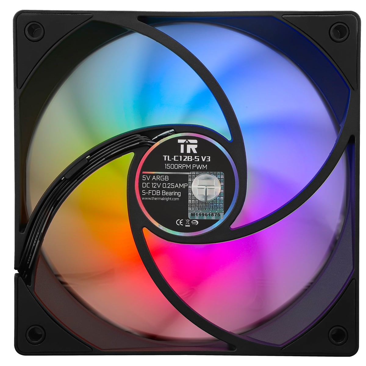 Thermalright TL-C12B-S V3 Black A-RGB 120mm PWM Triple Pack