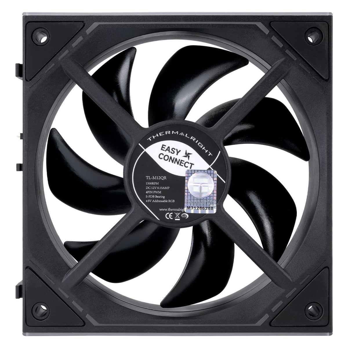 Thermalright TL-M12QR X3 Black A-RGB Reverse 120mm PWM Triple Pack