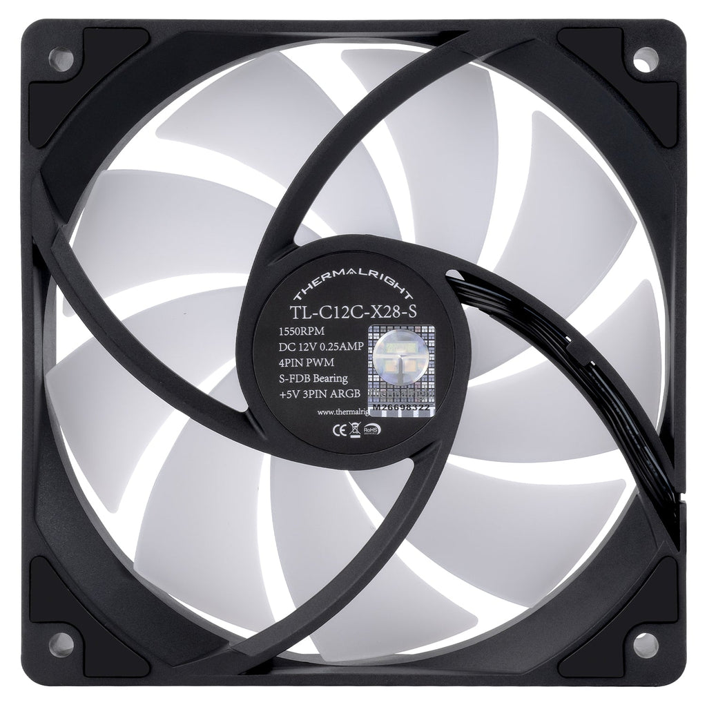 Thermalright TL-C12C-X28-S Black A-RGB 120mm PWM Fan