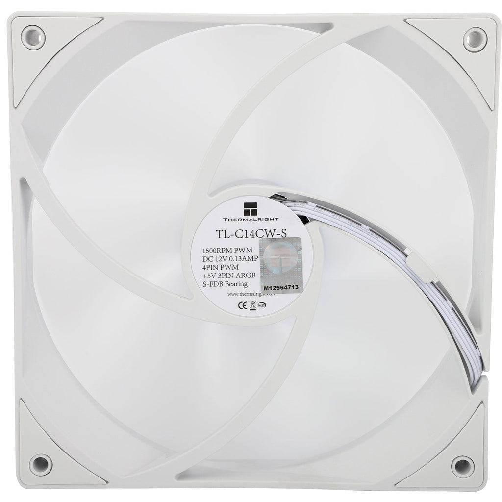 Thermalright TL-C14CW-S White A-RGB 140mm PWM Fan