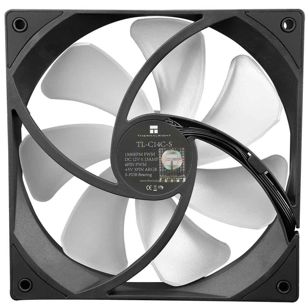 Thermalright TL-C14C-S Black A-RGB 140mm PWM Fan