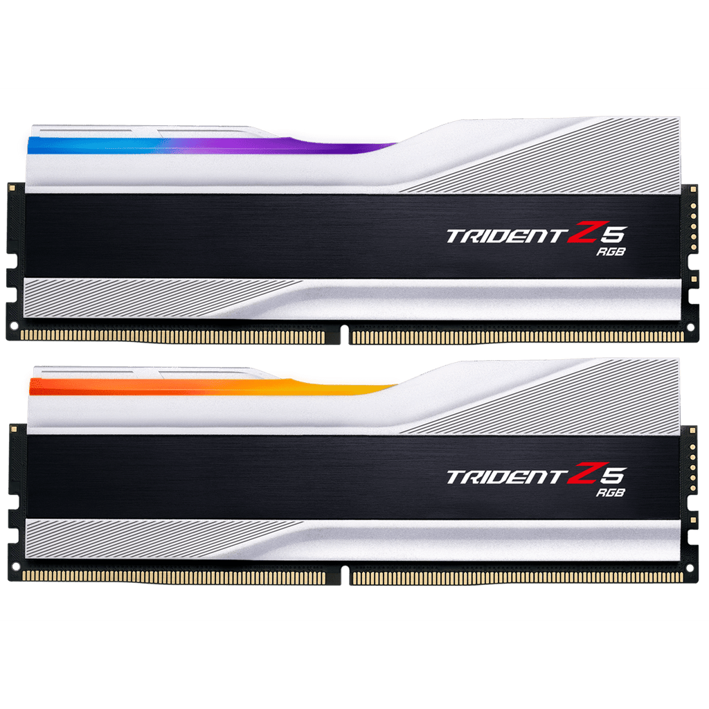 64GB (2x32GB) DDR5 6400MHZ CL32 G.Skill Trident Z5 Silver RGB RAM