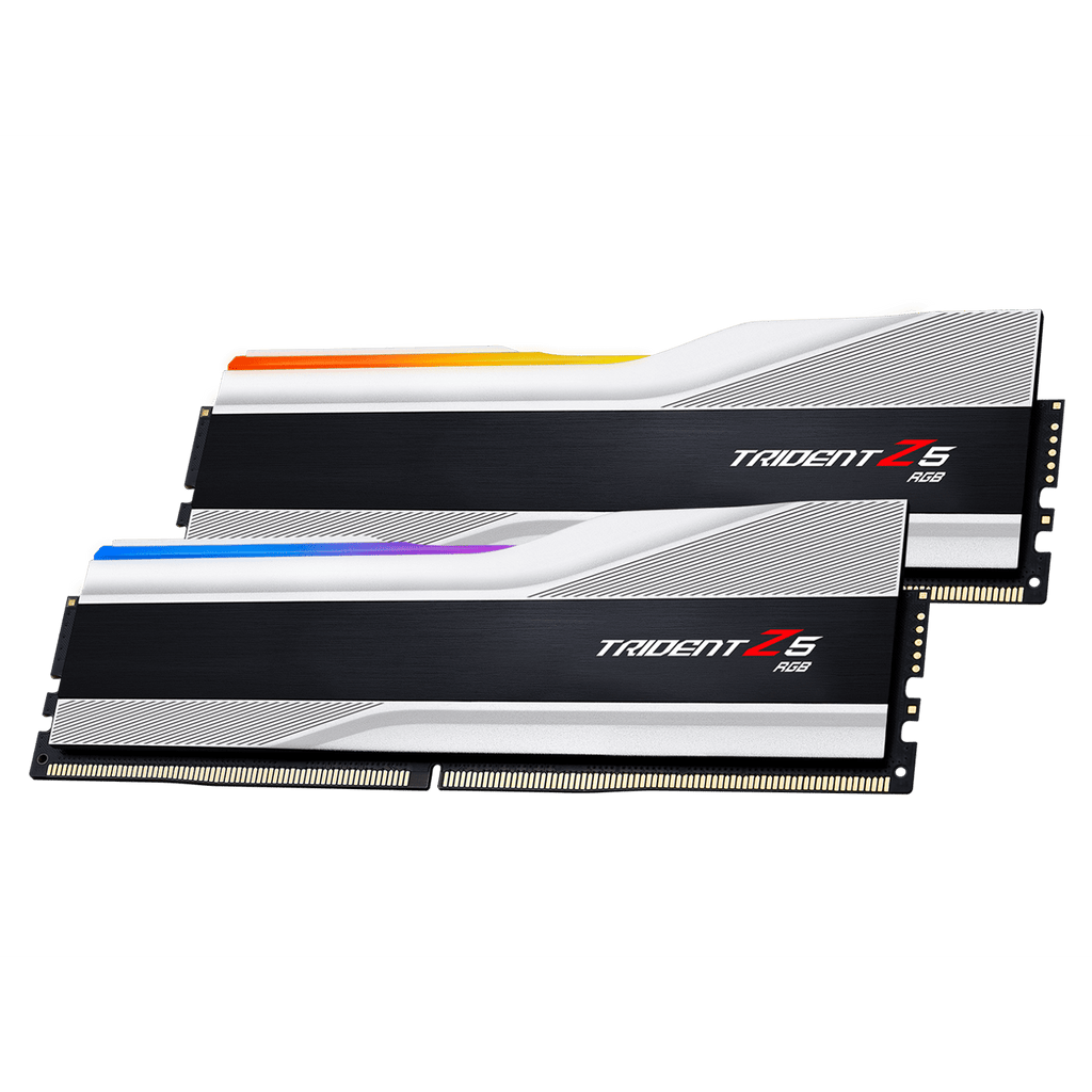 32GB (2x16GB) DDR5 7800MHZ CL36 G.Skill Trident Z5 Silver RGB RAM