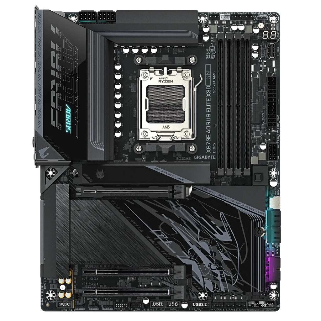 Gigabyte X870E Aorus Elite X3D ATX AM5 Motherboard