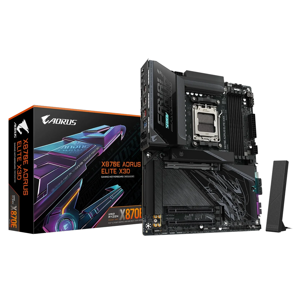 Gigabyte X870E Aorus Elite X3D ATX AM5 Motherboard