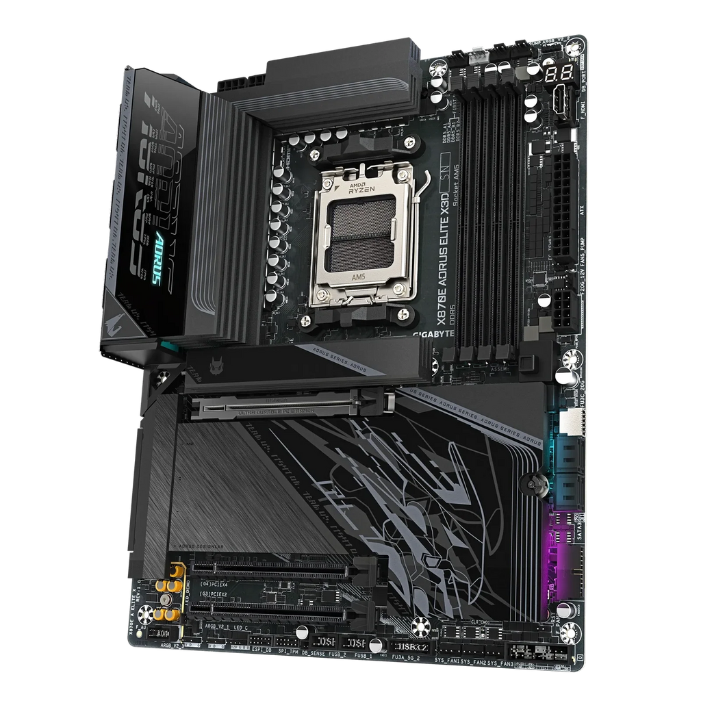 Gigabyte X870E Aorus Elite X3D ATX AM5 Motherboard