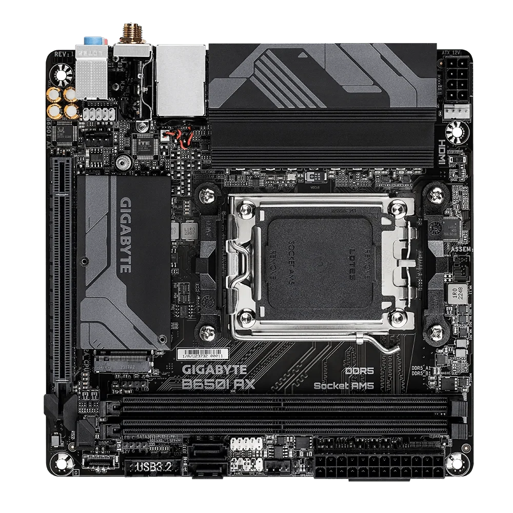 Gigabyte B650I AX Mini ITX AM5 Motherboard