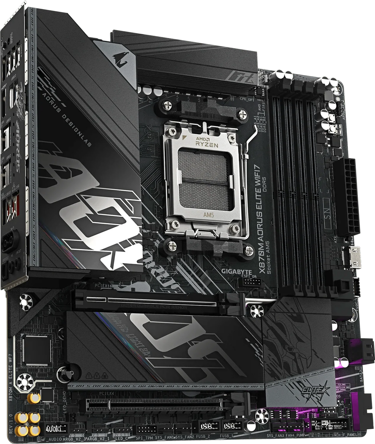Gigabyte X870M Aorus Elite WIFI7 mATX AM5 Motherboard