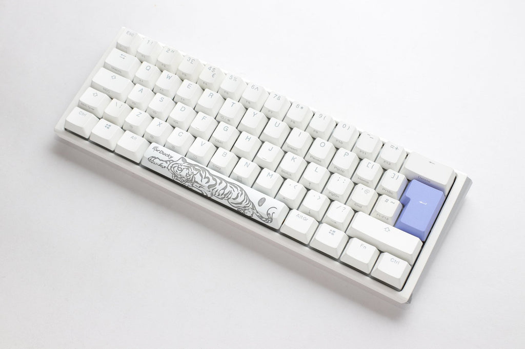 Ducky One 3 Mini Pure White UK ISO RGB Cherry MX Red
