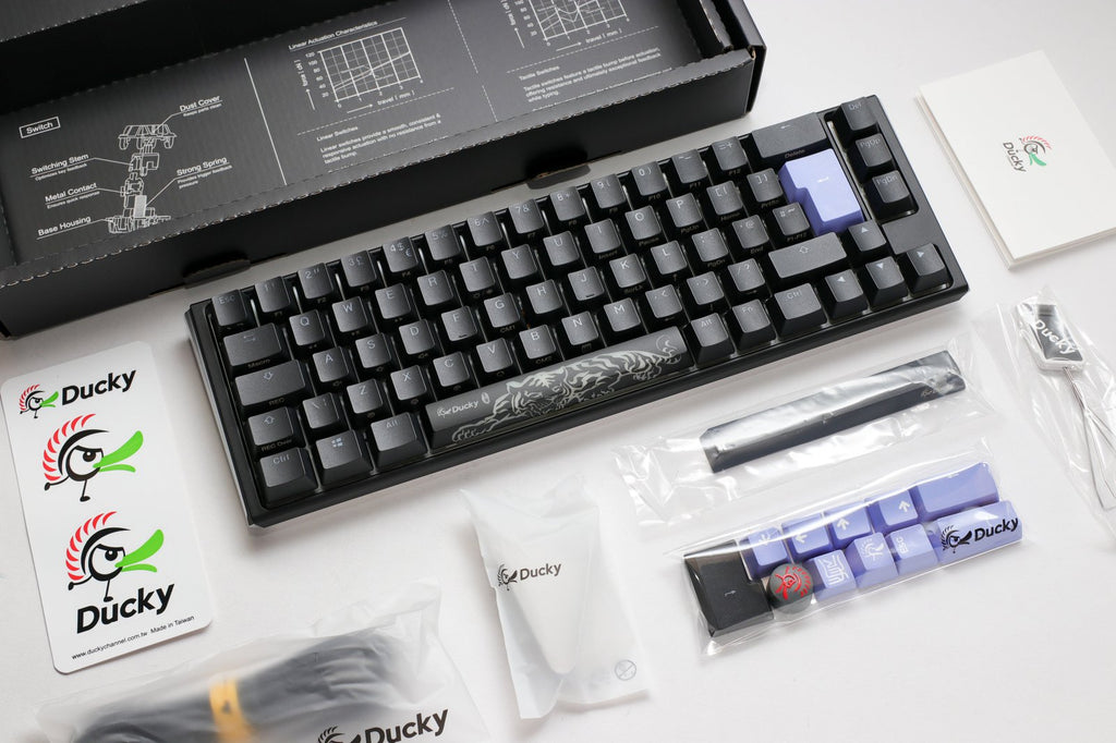 Ducky One 3 SF Black UK ISO RGB Cherry MX Silver