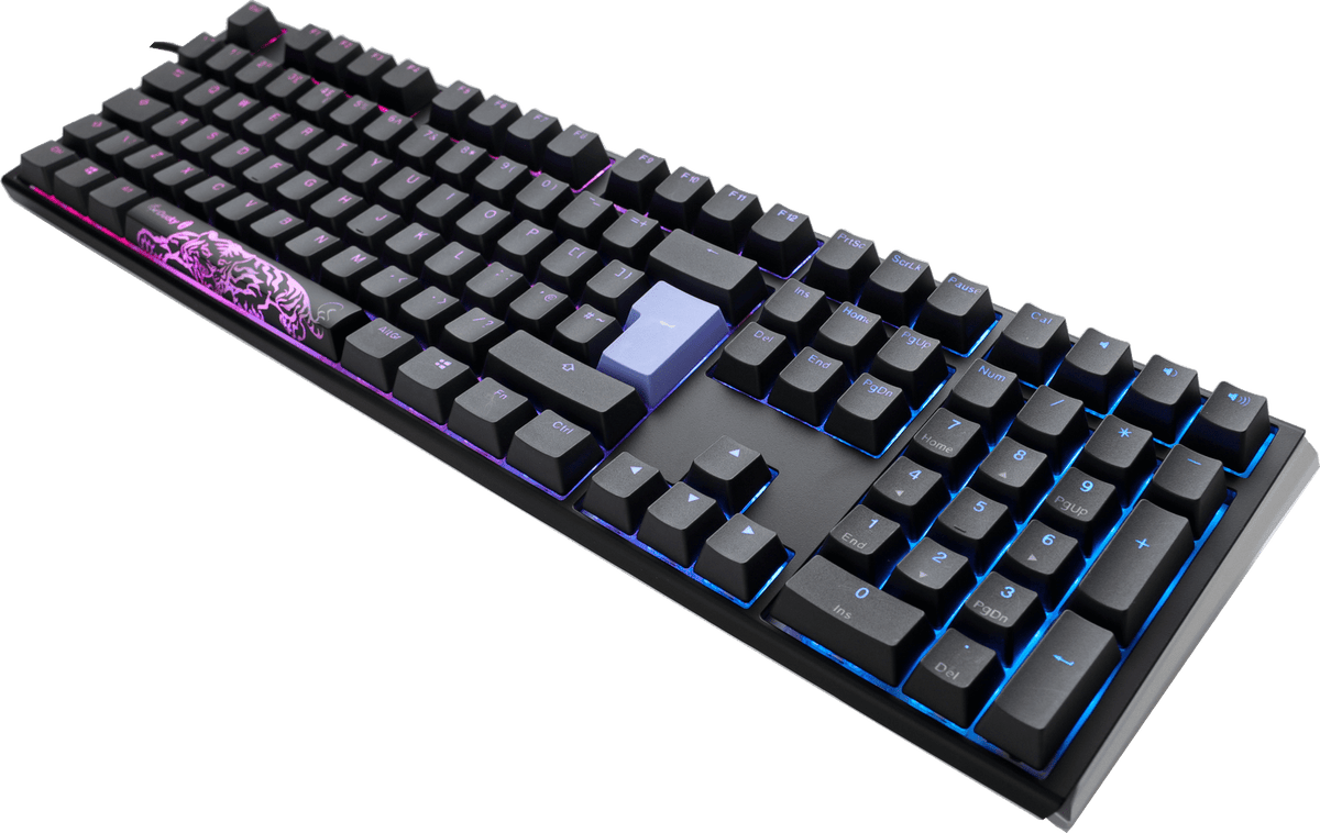 Ducky One 3 Black UK ISO RGB Cherry MX Silver