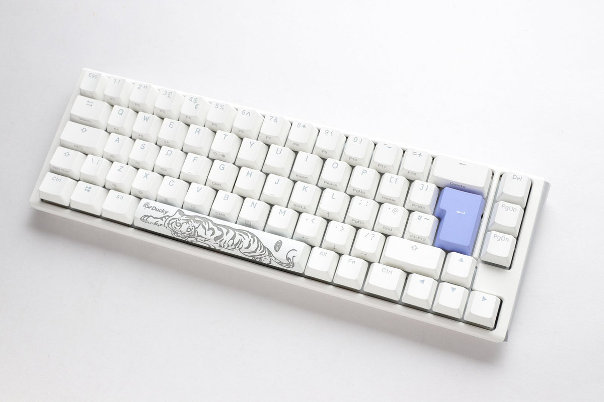 Ducky One 3 SF Pure White UK ISO RGB Cherry MX Silent Red