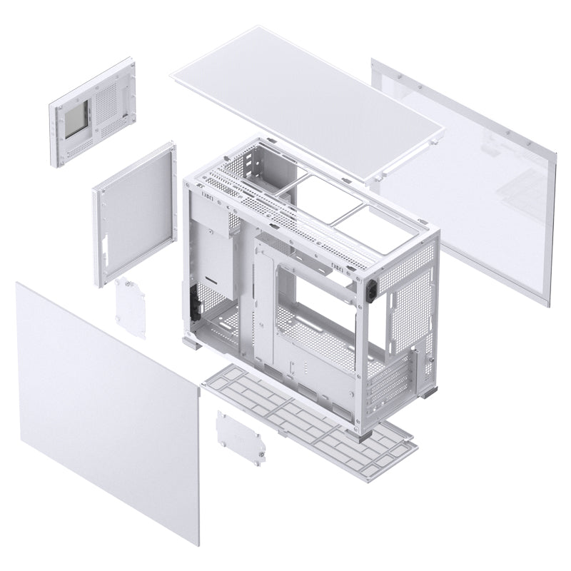 Jonsbo D31 Mesh Screen White Micro-ATX Case