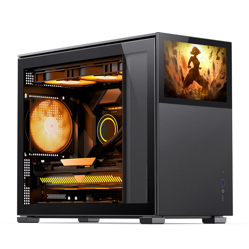 Jonsbo D31 Standard Screen Black Micro-ATX Case