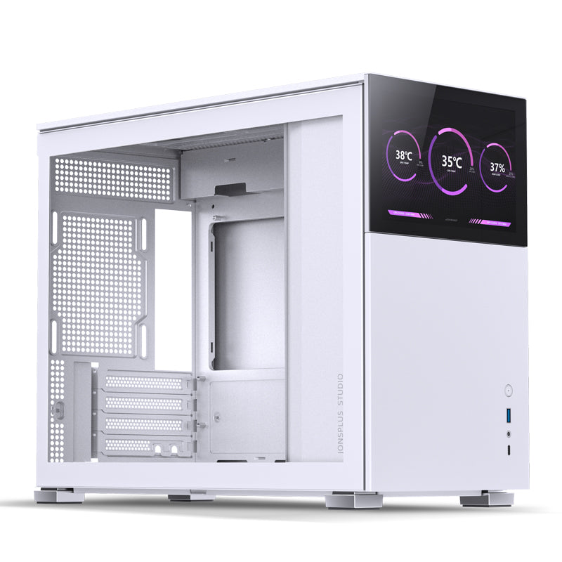Jonsbo D31 Standard Screen White Micro-ATX Case