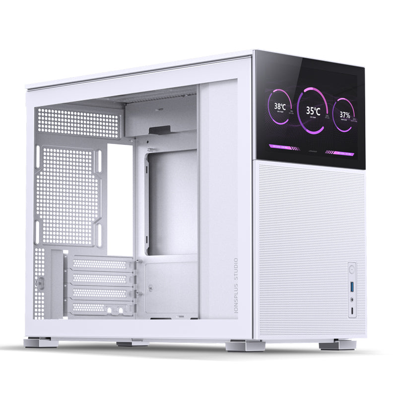 Jonsbo D31 Mesh Screen White Micro-ATX Case