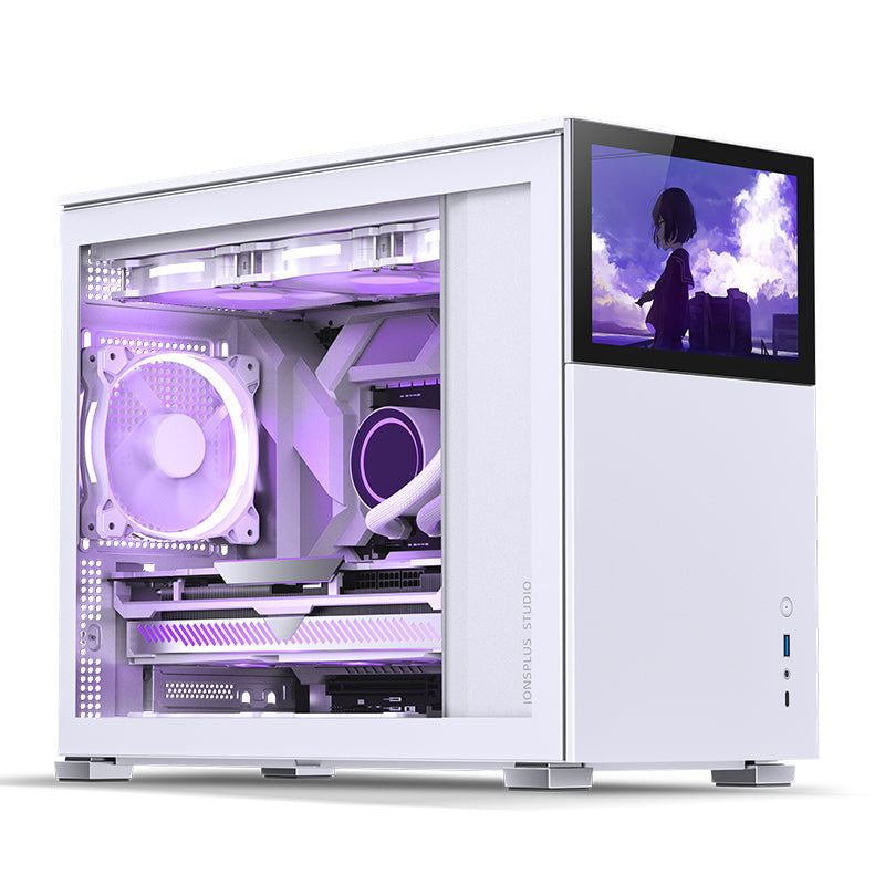 Jonsbo D31 Standard Screen White Micro-ATX Case