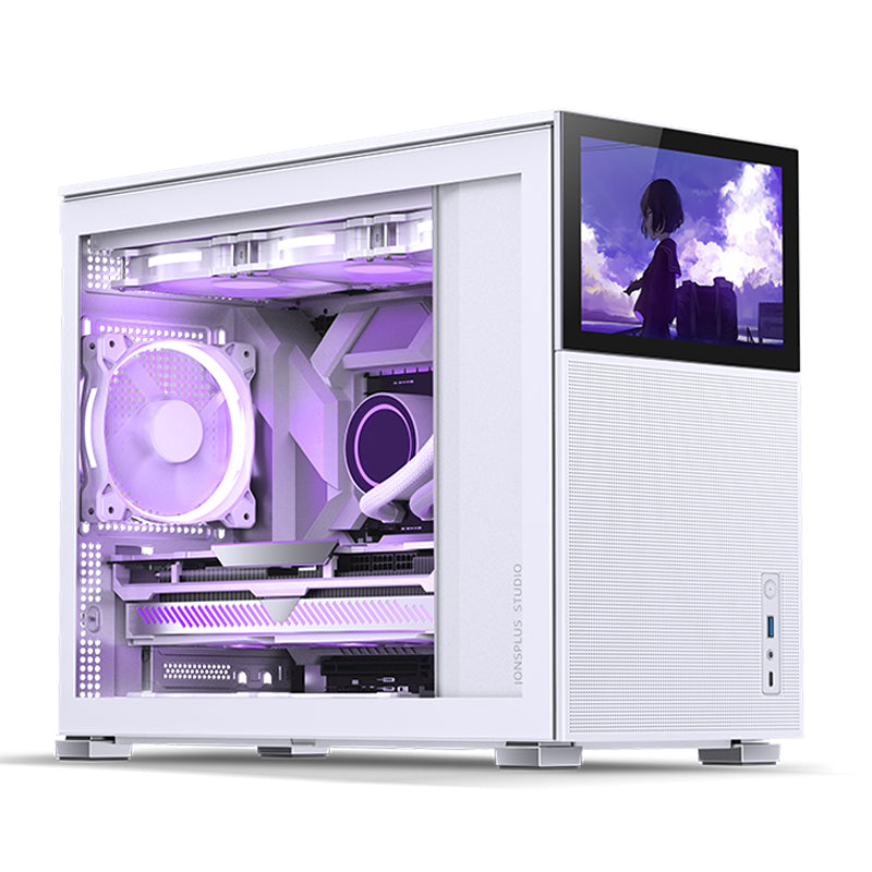 Jonsbo D31 Mesh Screen White Micro-ATX Case