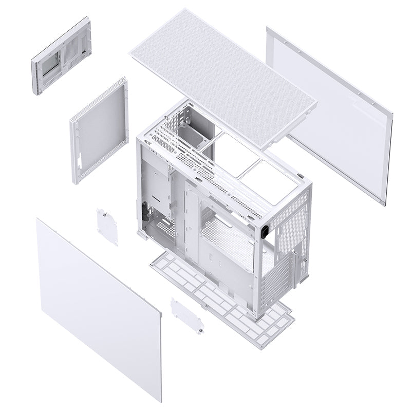 Jonsbo D41 Standard Screen White ATX Case