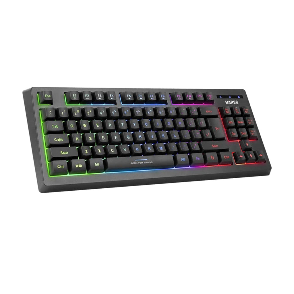 Marvo Scorpion CM310 Loot 30 3-in-1 Keyboard, Mouse & Mouse Pad Black Bundle