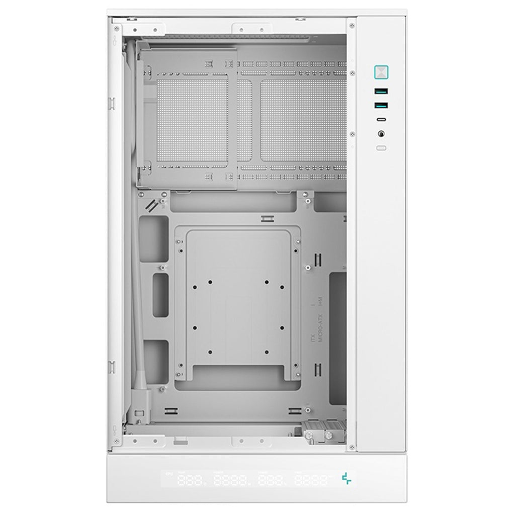Deepcool CH270 Digital White Micro-ATX PC Case