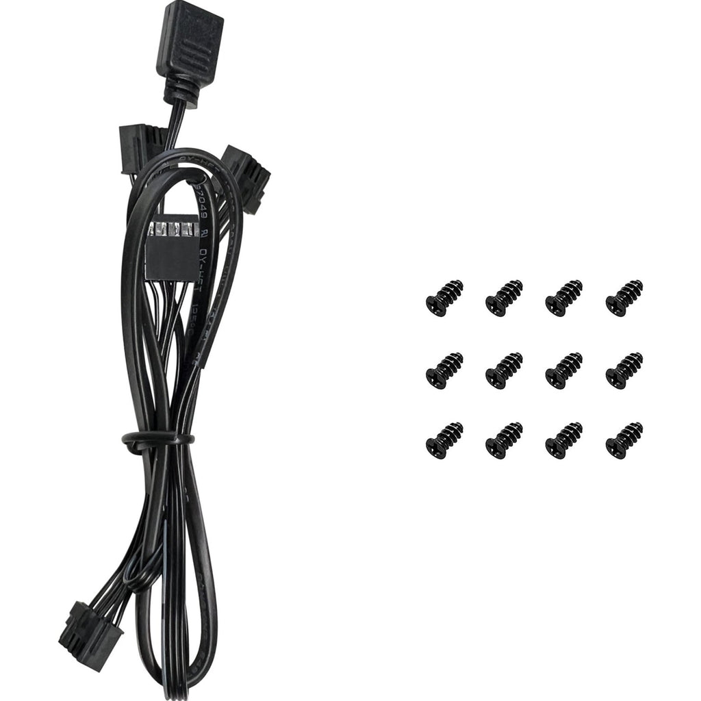 Deepcool FL12 Black ARGB Reverse 120mm PWM Triple Pack
