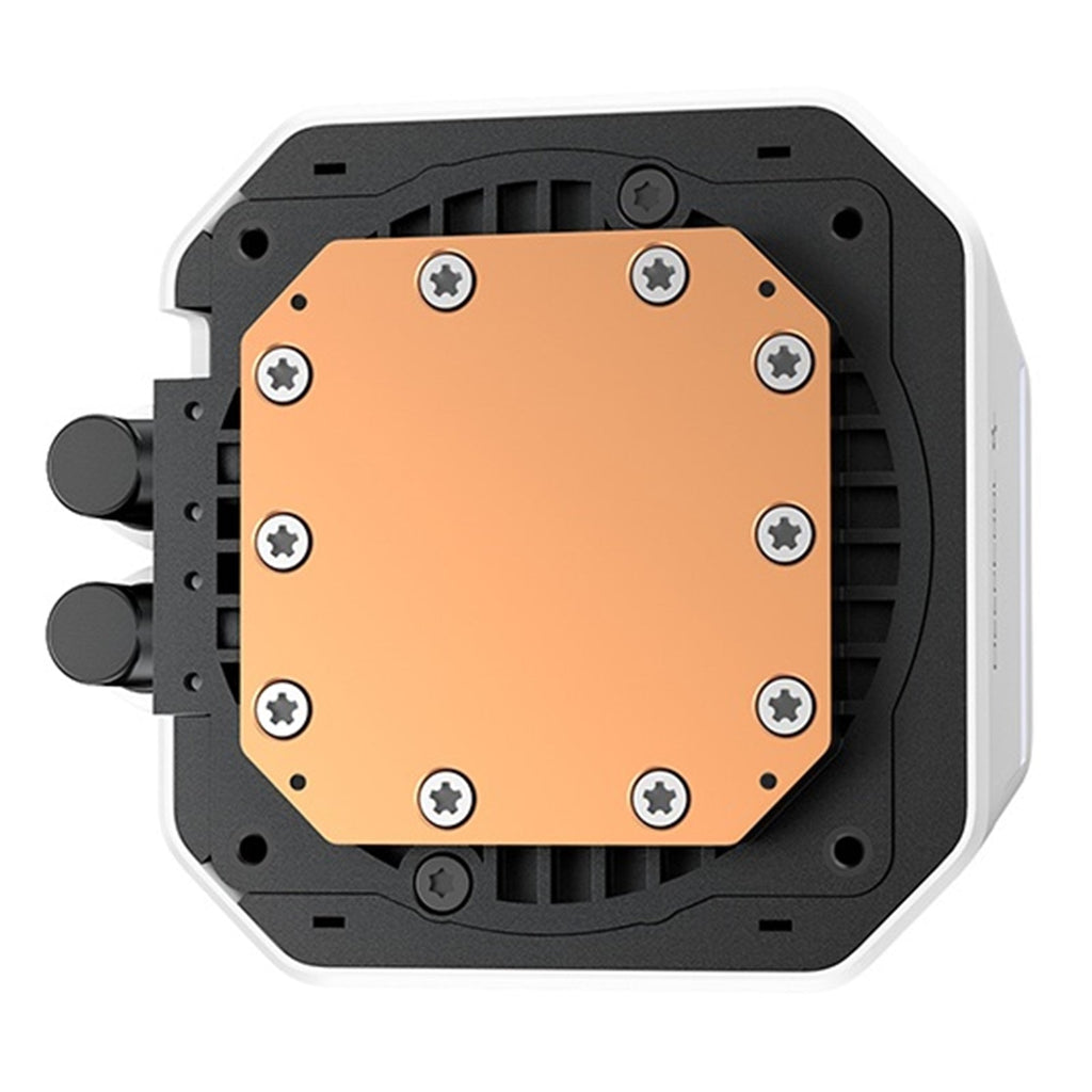DeepCool LM240 IPS Display 240mm AIO White Liquid Cooler
