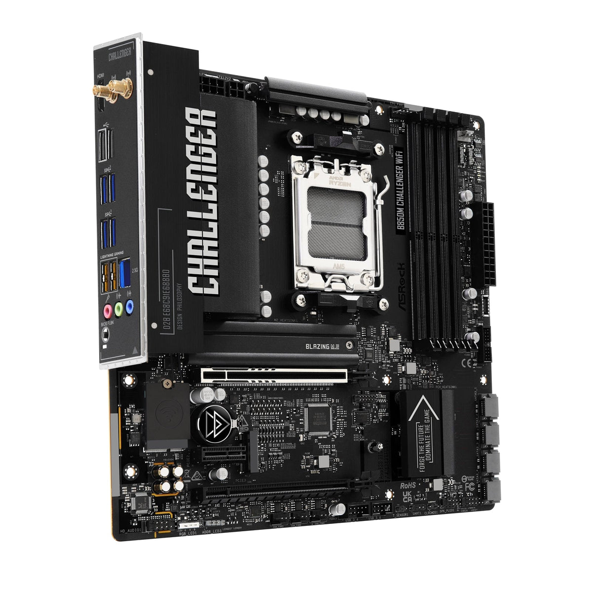ASRock Challenger B850M WiFi Micro-ATX AM5 Motherboard