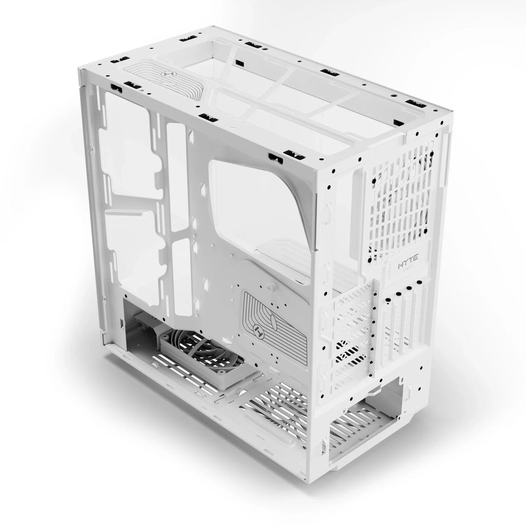 HYTE Y40 Mid Tower ATX PC Case Snow White