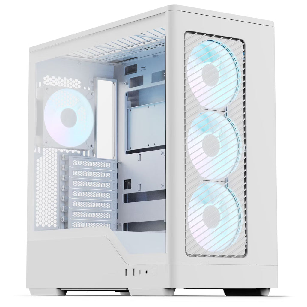 Aerocool D520A ARGB White ATX PC Case