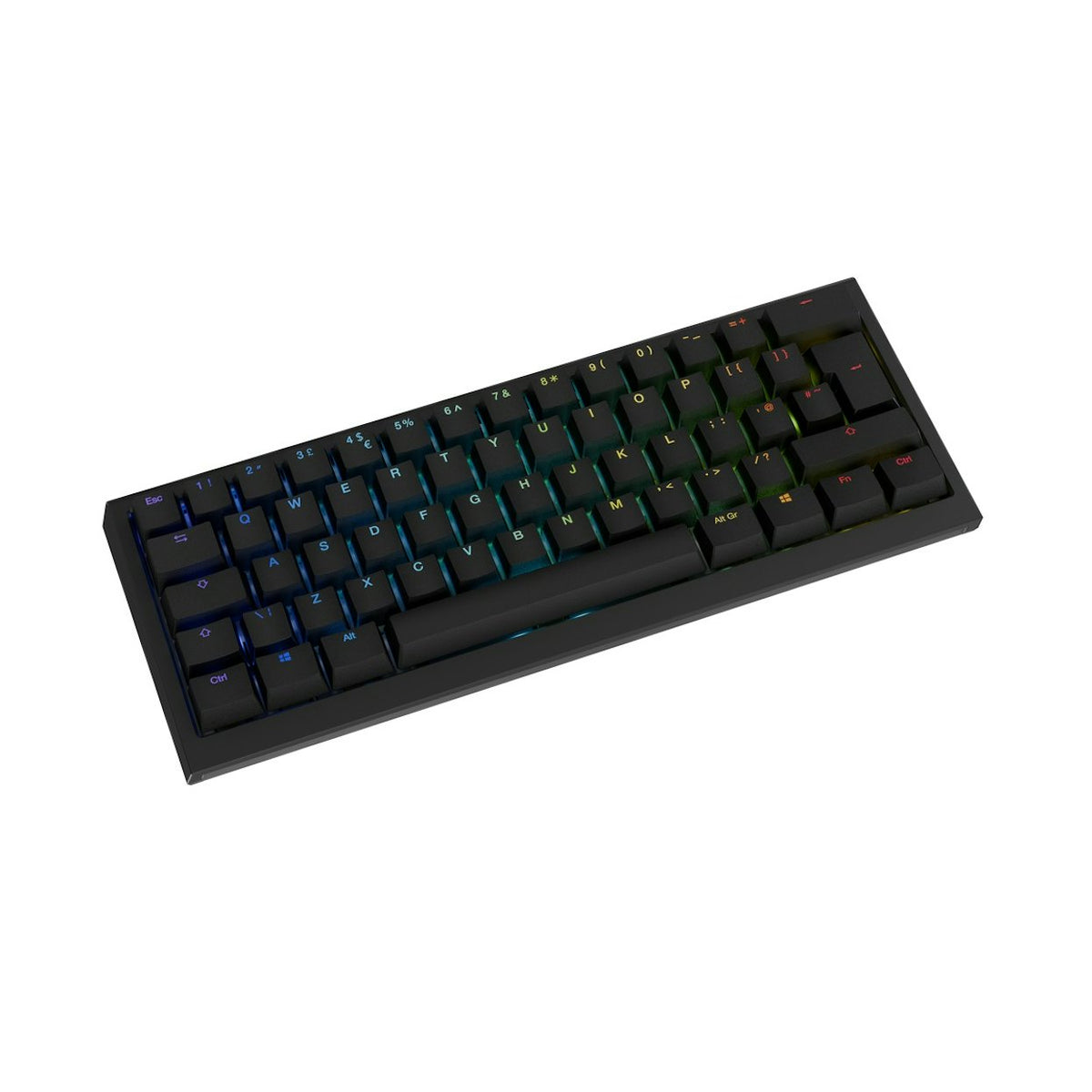 Ducky One X Mini 60% ISO UK Black Mechanical Keyboard