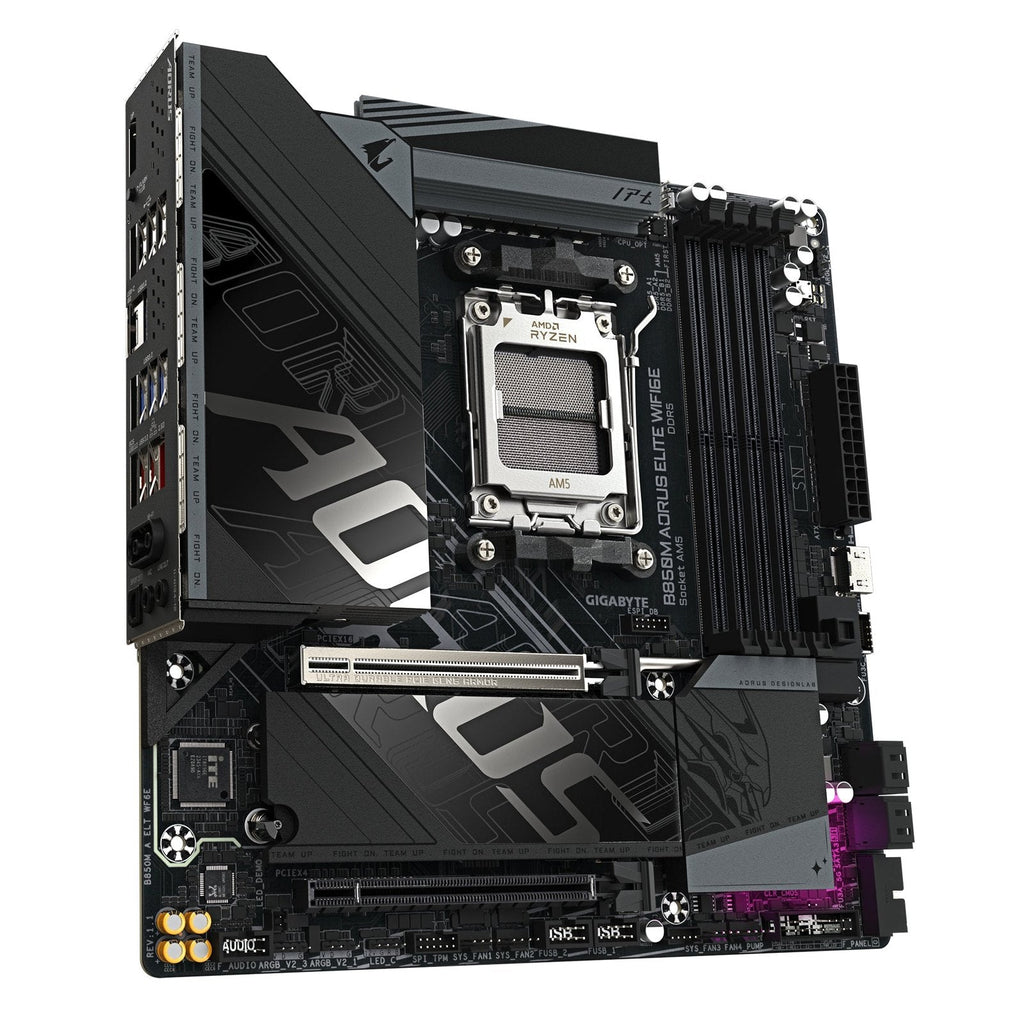 Gigabyte B850M AORUS ELITE WIFI6E AM5 DDR5 Micro ATX Motherboard