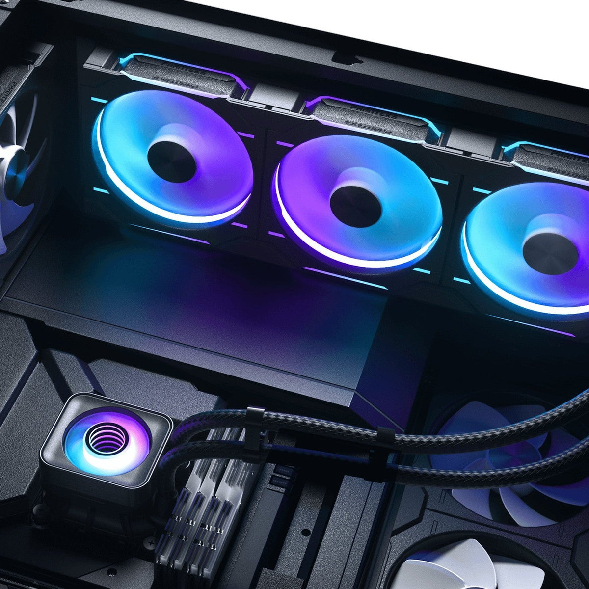 Phanteks Glacier One 420D30 X2 Black DRGB 420mm AIO Liquid Cooler