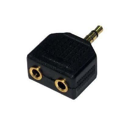 3.5MM STEREO JACK - TWIN JACK ADAPTOR