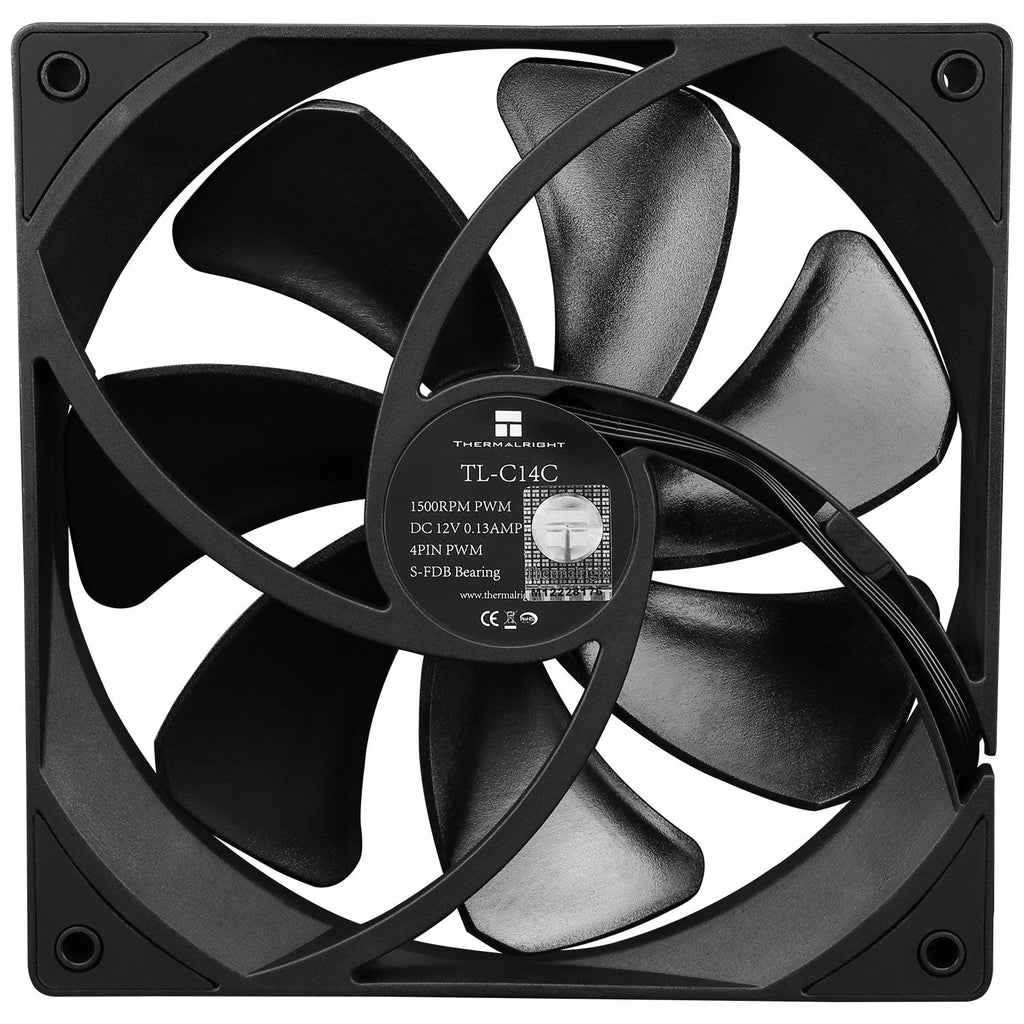 Thermalright TL-C14C Black 140mm PWM Fan
