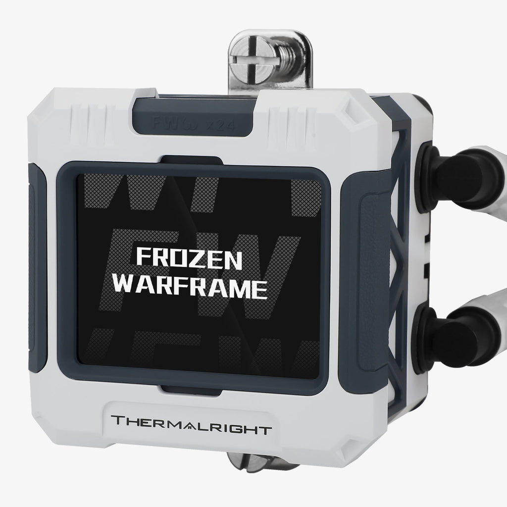 Thermalright Frozen Warframe 360 X White LCD Fanless Liquid Cooler