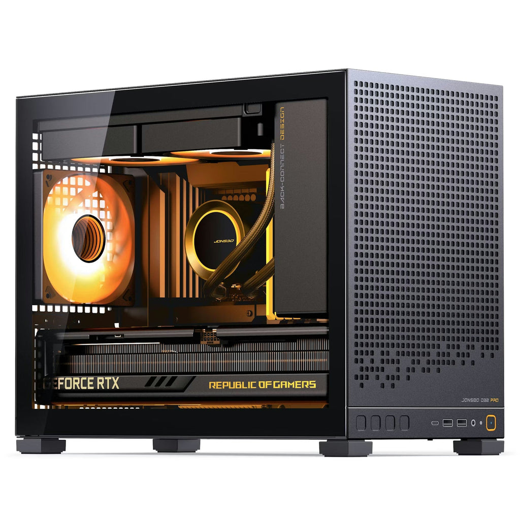 Jonsbo D32 PRO Black mATX Case