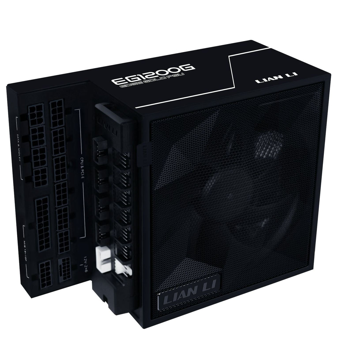 1200W Lian Li Edge ATX 3.1 Gold Modular PSU Black