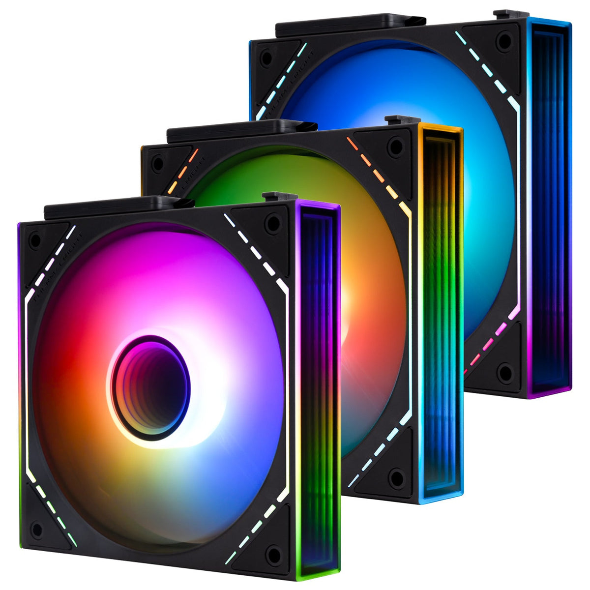Thermalright TL-M12QR-S X3 Black A-RGB Reverse 120mm PWM Triple Pack
