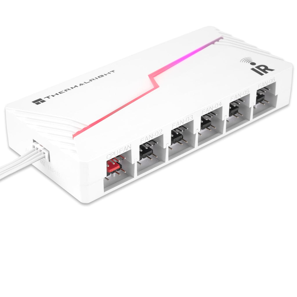 Thermalright 12-Port IR White PWM Fan and A-RGB SATA Powered Hub