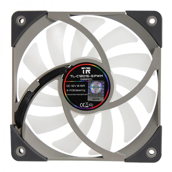 Thermalright TL-C12015S Grey A-RGB Slim 120mm PWM Fan