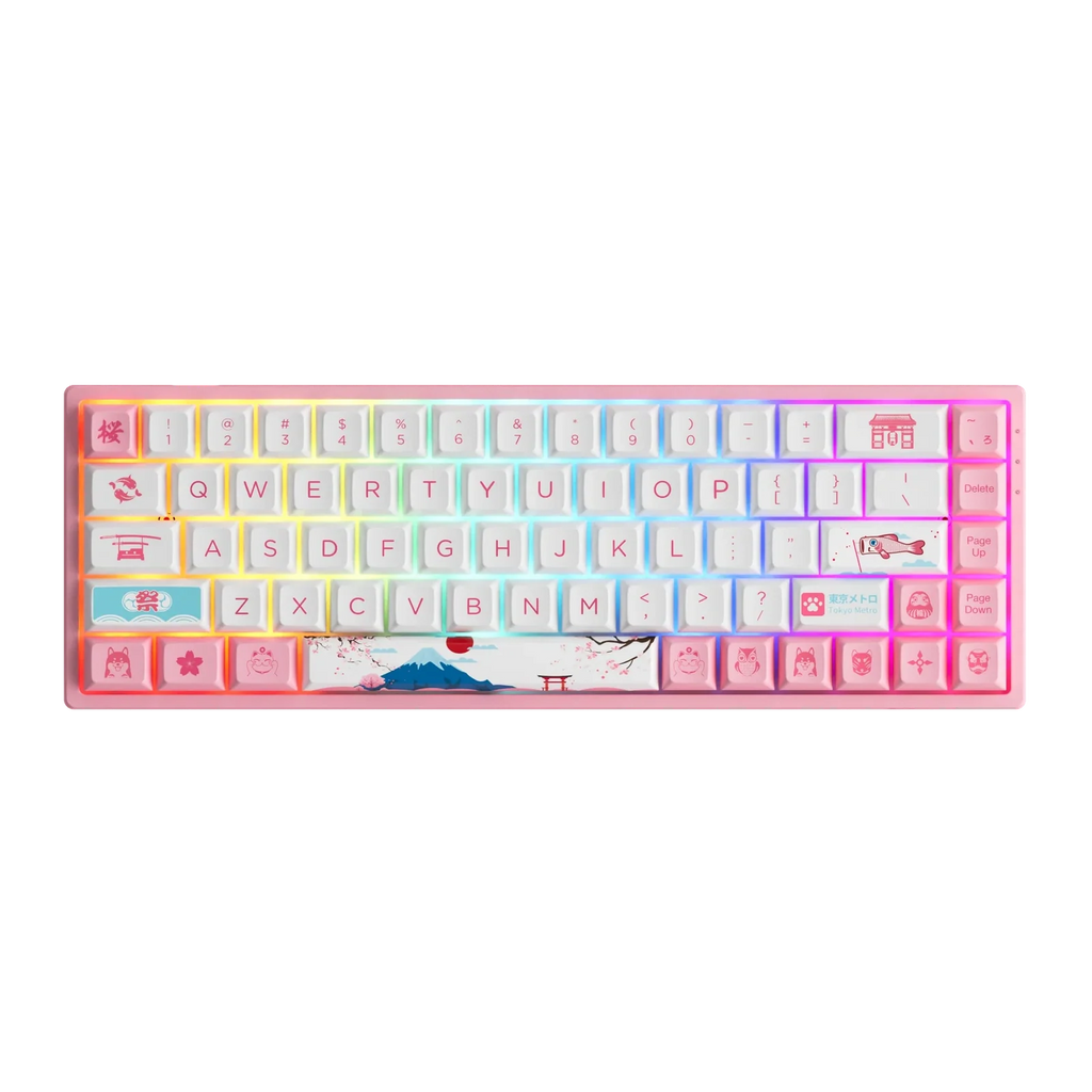 Akko 3068B Plus World Tour Tokyo R2 RGB 65% ANSI CS Jelly Pink