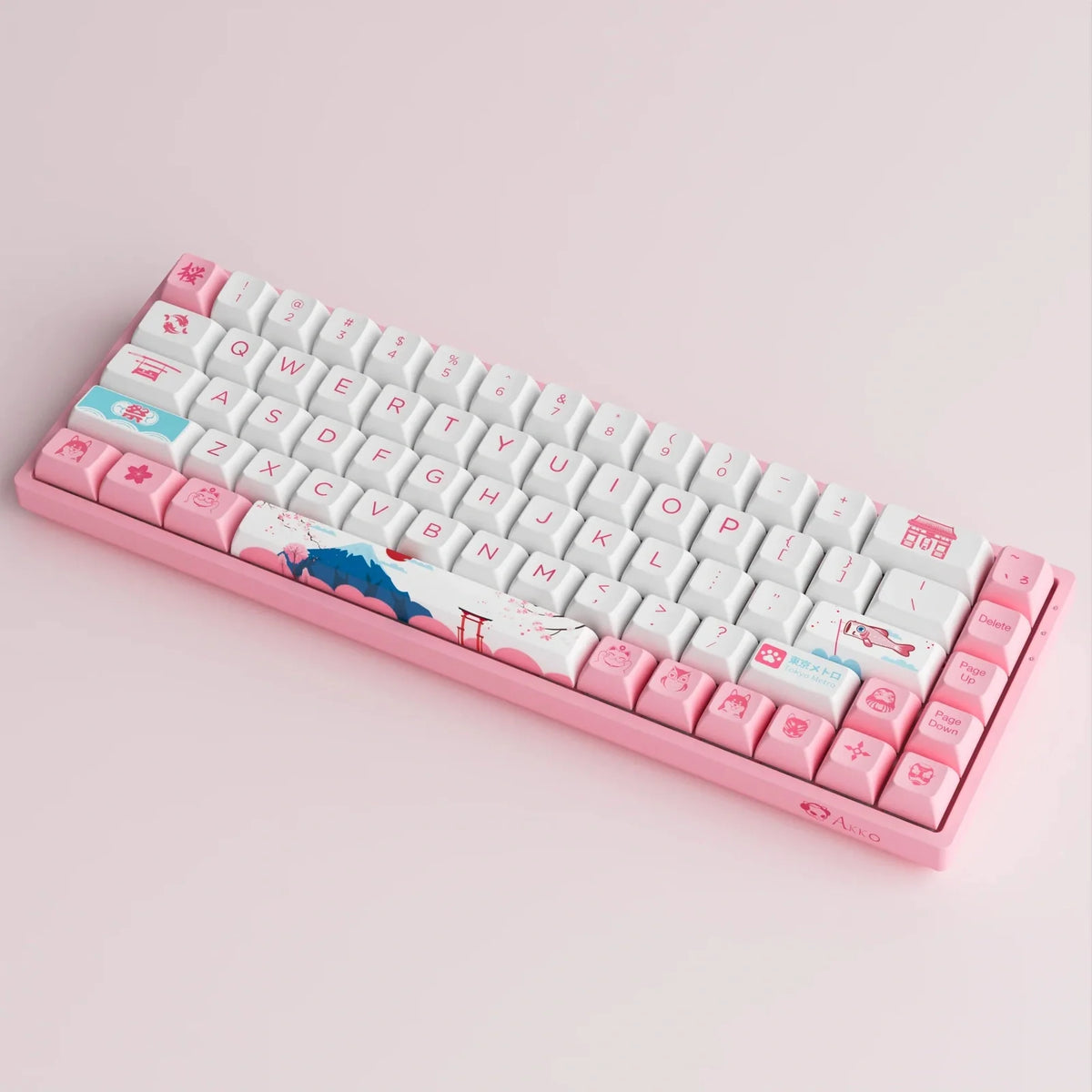 Akko 3068B Plus World Tour Tokyo R2 RGB 65% ANSI CS Jelly Pink