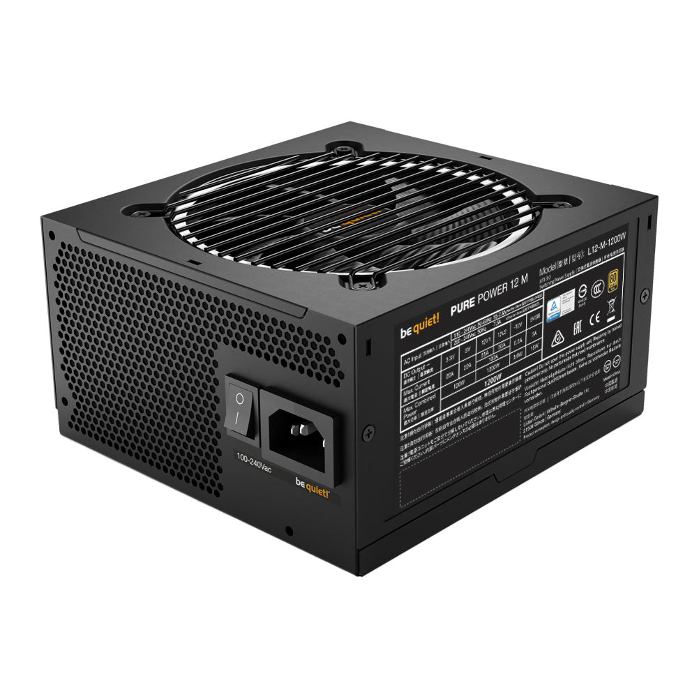 1200W Be Quiet! Pure Power 12 M ATX 3.1 Gold PSU