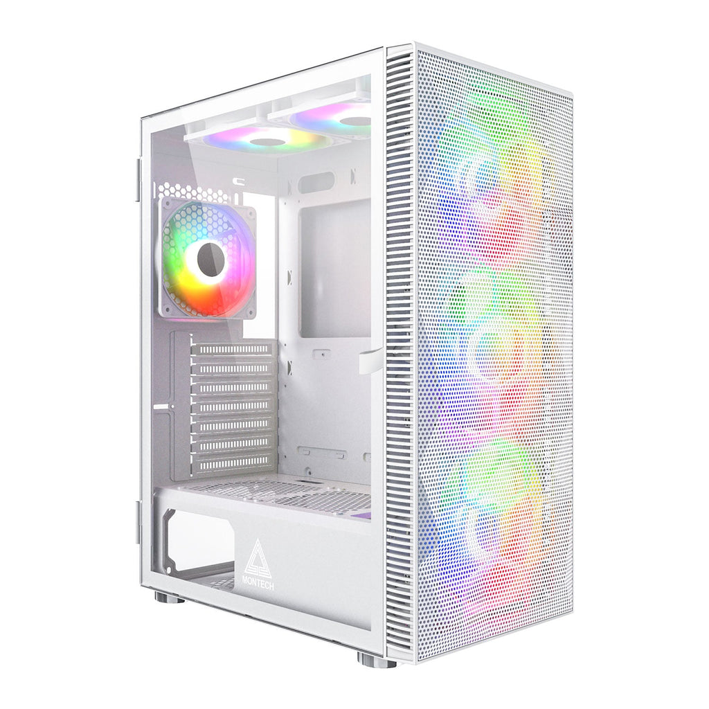 Montech X3 Mesh RGB White ATX Case